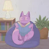 Album cover of A Good Book by Purrple Cat